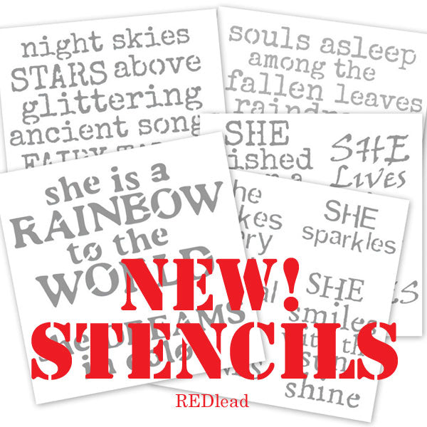 She is a Rainbow to the World New Stencils!