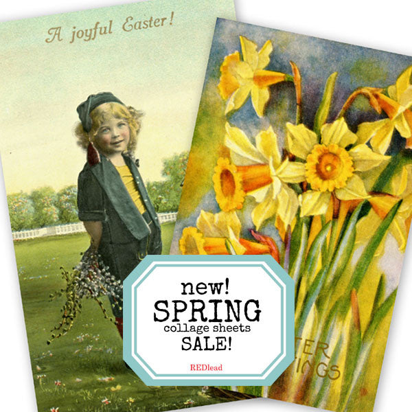 Beautiful New Spring Collage Sheets