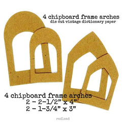 Chipboard Arches Frames Collection