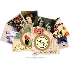 Vintage Elements 55 Collage Sheet