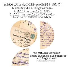 Vintage Elements 55 Collage Sheet