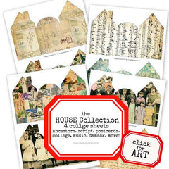 The House Collection 4 Collage Sheets SAVE 20%