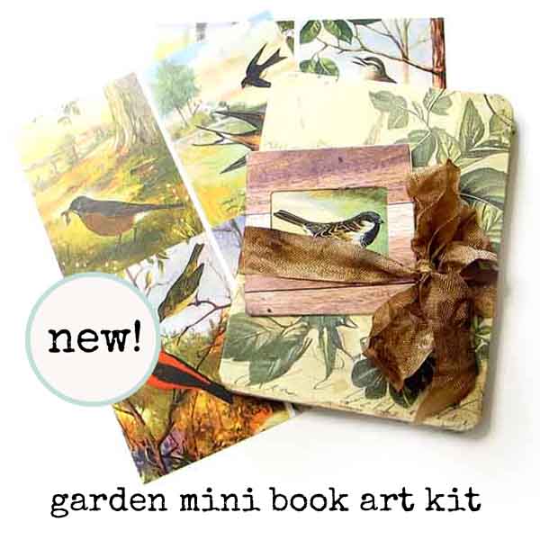 Garden Mini Book Art Kit Save 20%