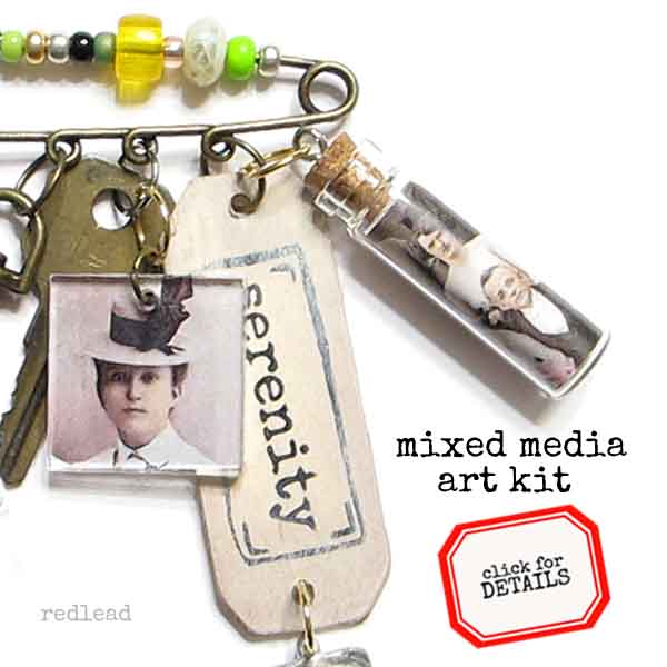 Mixed Media Assemblage Art Kit Save 20%