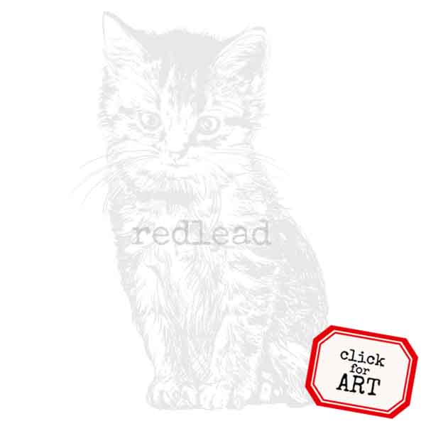 CoCo the Cat Rubber Stamp