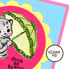 Kitten Cling Mount Rubber Stamp