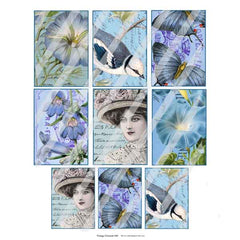 Artist Trading Card Collage Sheets