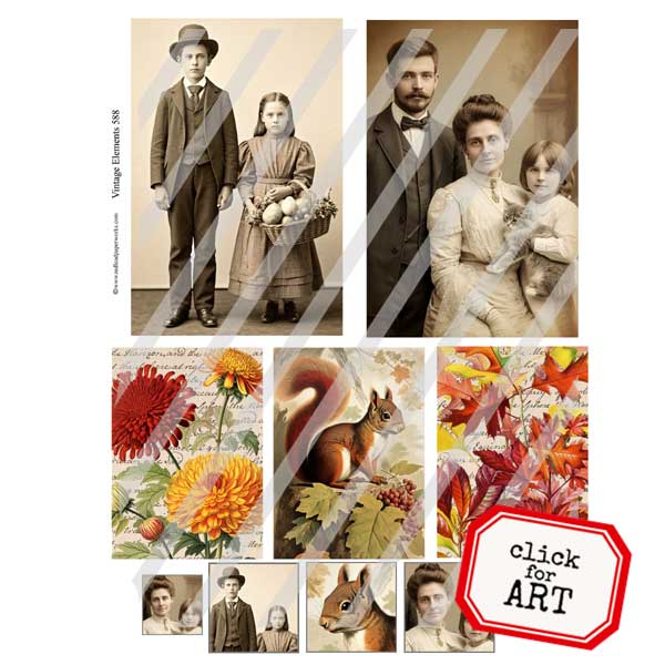 Vintage Elements 588 Collage Sheet Vintage Elements 588 Collage Sheet