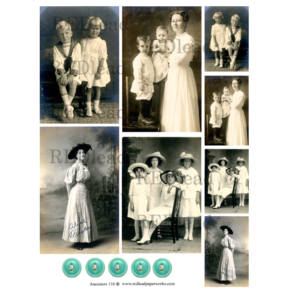 Ancestors 118 Collage Sheet