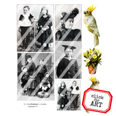 Ancestors 185 Collage Sheet