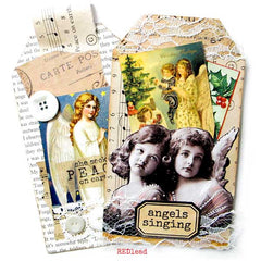 Vintage Christmas Angels Collage Sheet Sale!