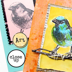 Belinda Bird Rubber Stamp