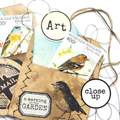 A Morning in the Garden Petite Rubber Stamp