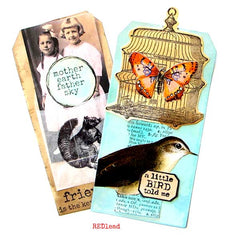 Bird Tags Collage Sheet 91