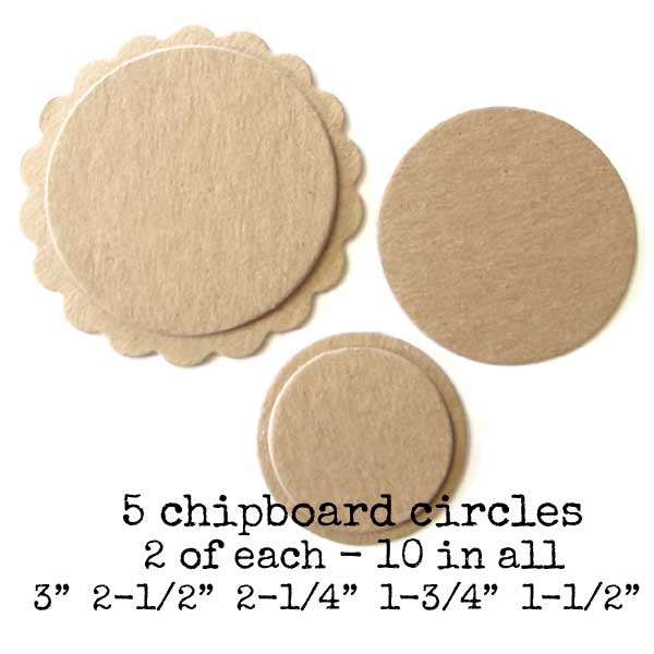 Chipboard Circles Collection