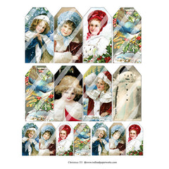 Christmas 153 Collage Sheet