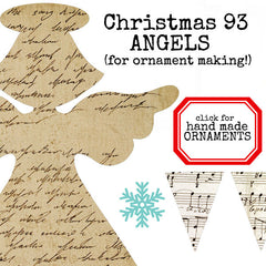 Christmas Collage Sheet 93 Anna Angel Ornaments