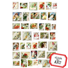 Christmas Postage Collage Sheets