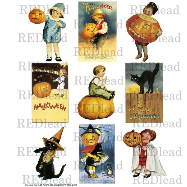 Halloween Collage Sheet 5
