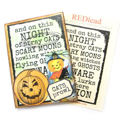 Halloween Cling Mount Rubber Stamps