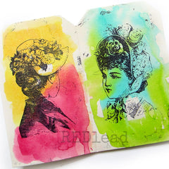Lady Pearl Rubber Stamp