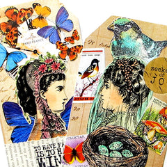 Victorian Lady Rubber Stamps