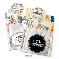 Mail Art Vintage Elements Collage Sheet Collection