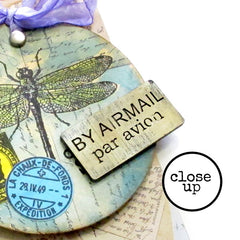 Dragonfly Cling Mount Rubber Stamp