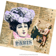 Paris Cling Mount Rubber Stamps