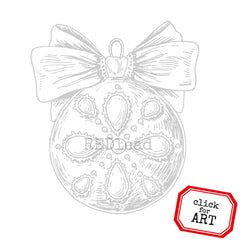 Christmas Ornaments Rubber Stamps