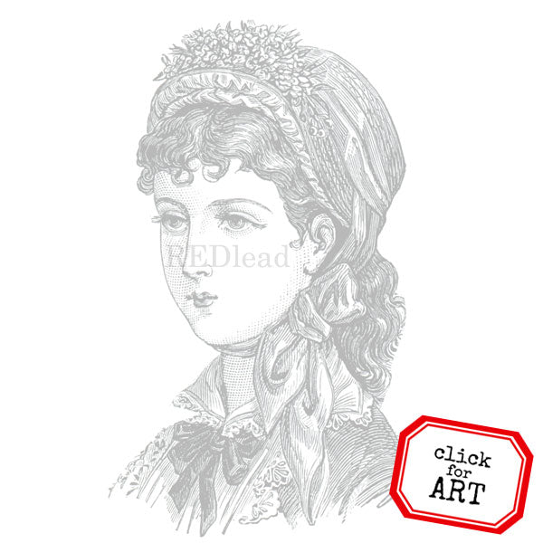 Lady Anna Rubber Stamp