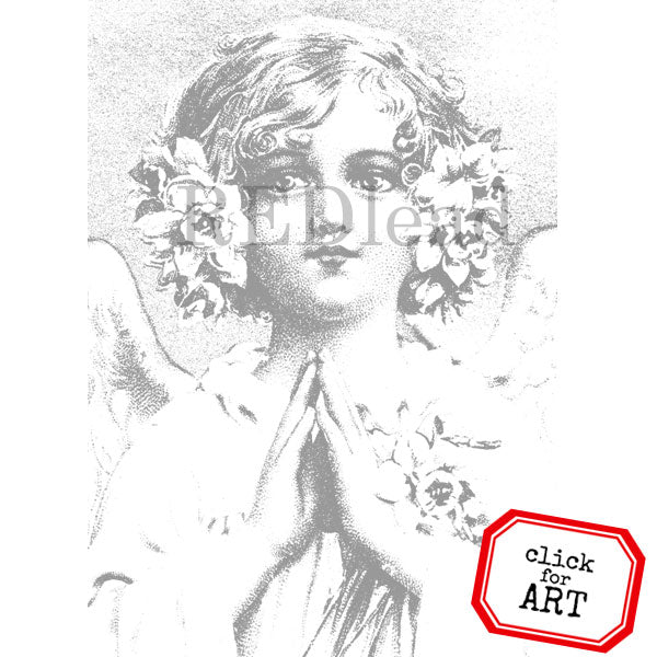 Angel of Bliss Rubber Stamp