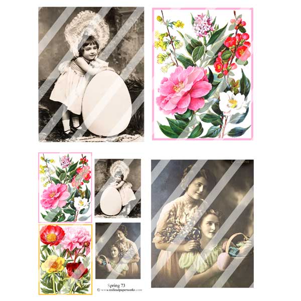 Spring 73 Collage Sheet
