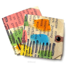 Red Lead Junk Journal Rubber Stamps
