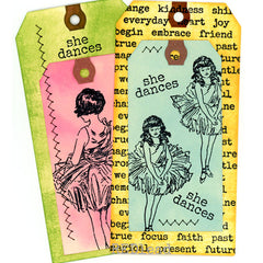 More Small Words Rubber Stamp