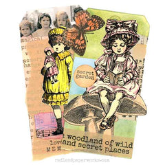 Carolyn Girl Rubber Stamp