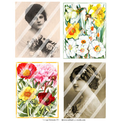 Vintage Elements 350 Collage Sheet