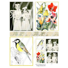 Vintage Elements 452 Collage Sheet