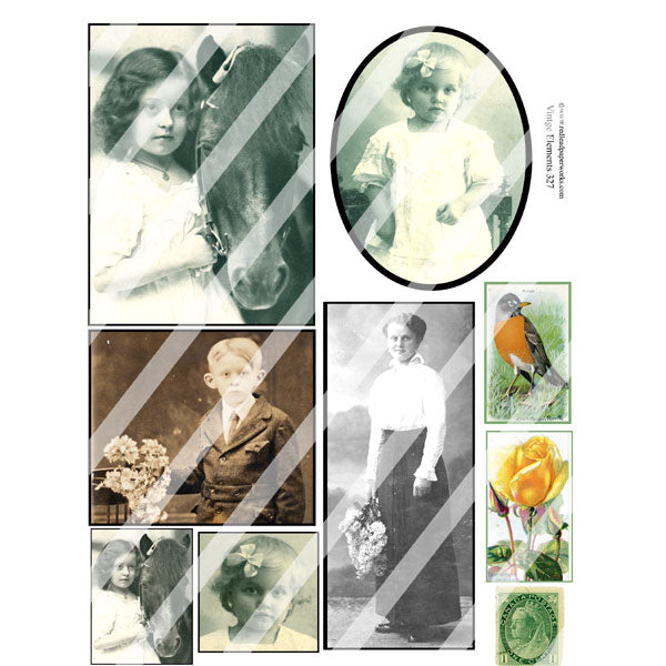 Vintage Elements 327 Collage Sheet Vintage Elements 327 Collage Sheet