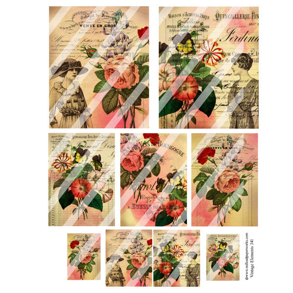 Vintage Elements 341 Collage Sheet Vintage Elements 341 Collage Sheet
