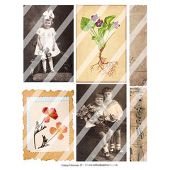 Vintage Elements 397 Mixed Media Collage Sheet