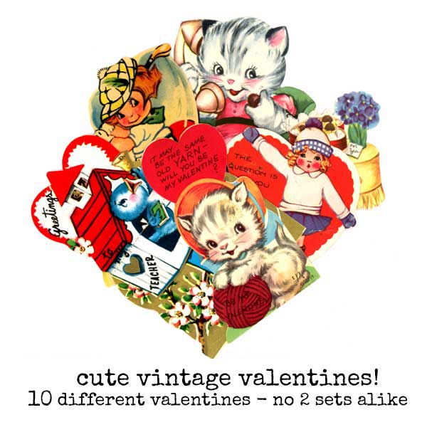 10 Cute Vintage Valentines
