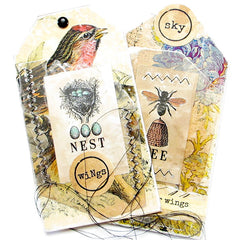 NEST Wood Mount Rubber Stamp