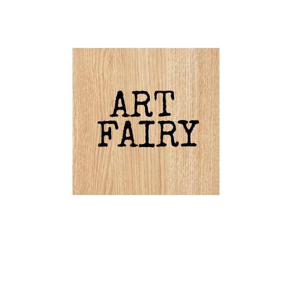 Art Fairy Wood Mounted Rubber Stamp
