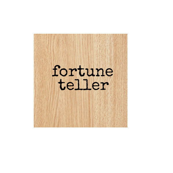 Fortune Teller Wood Mount Rubber Stamp
