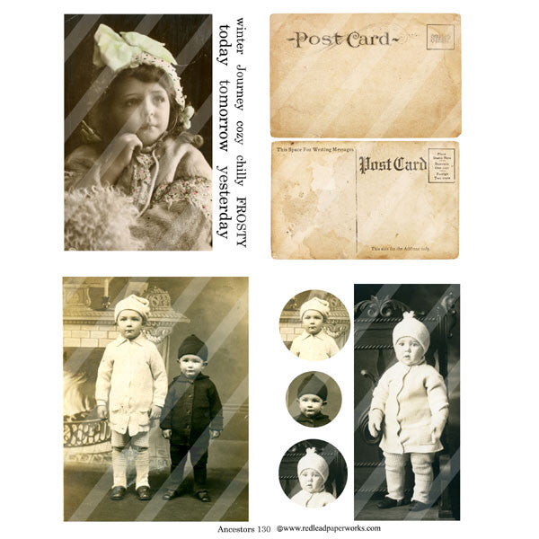 Ancestors 130 Collage Sheet