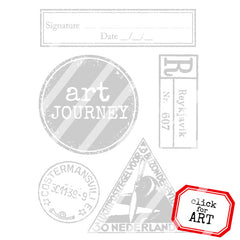 Post Marks Cling Mount Rubber Stamps