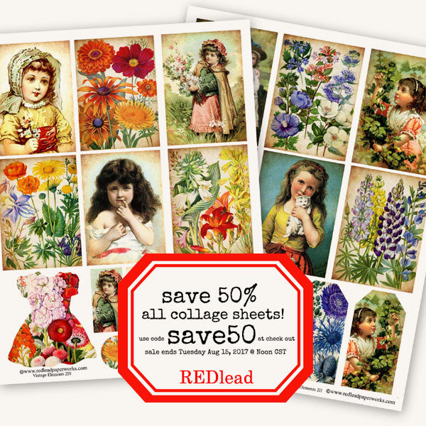 Save 50% on all Collage Sheets!
