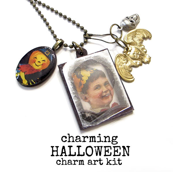 New! Charming Halloween Charm Art Kit