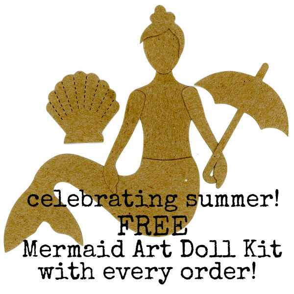 Free Mermaid Art Doll Kit with Every Order!
